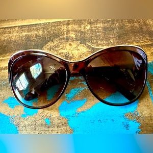 Kenneth Cole Reaction tortoise shell & gold oversized sunglasses